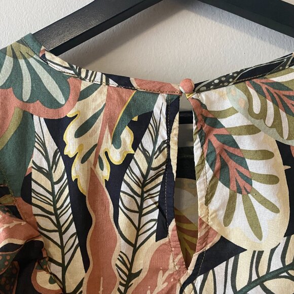 REFASHIONED Plus Size Upcycled 100% Cotton Multicolour Pattern Dress - Picture 9 of 15